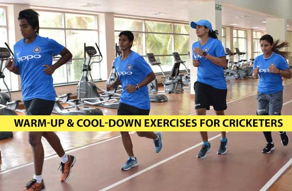 Warming up and cooling down for exercise 