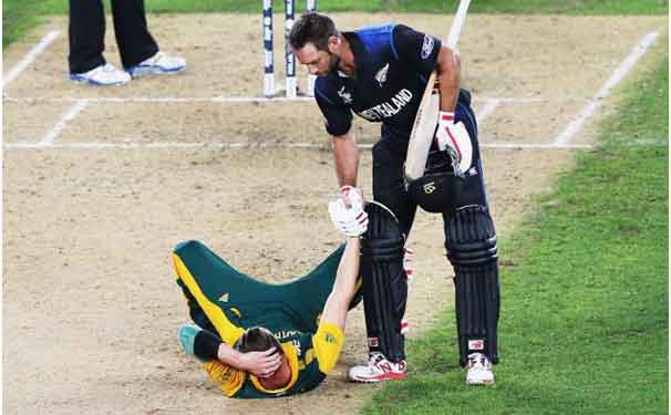 Dale Steyn after losing in the World Cup 2015 Match