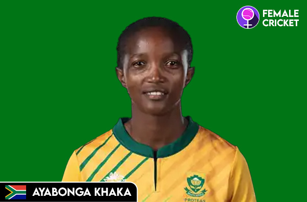 Ayabonga Khaka on FemaleCricket.com