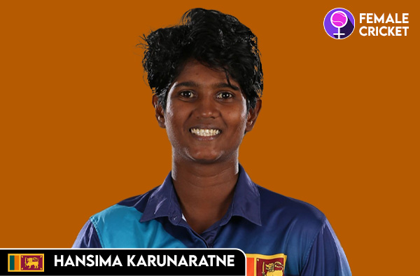 Hansima Karunaratne on FemaleCricket.com