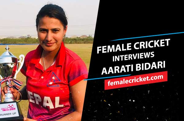 Aarti Bidari - inspirational cricket journey of Rising Cricket for Women, Nepal