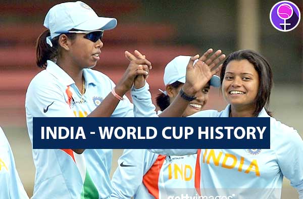 India women's cricket team past world cup history