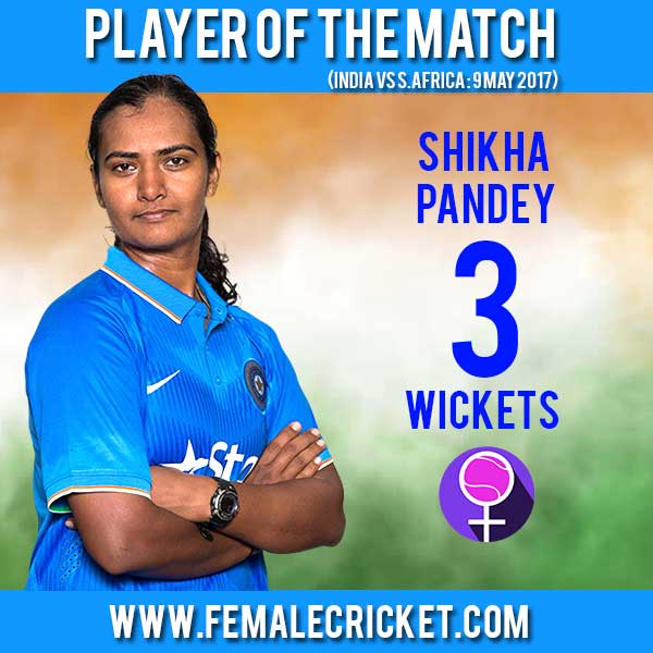 Shikha Pandey - Player of the Series