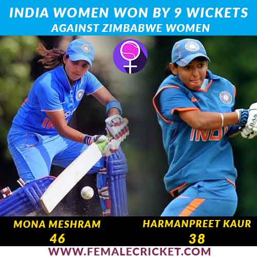 India women vs Zimbabwe Women
