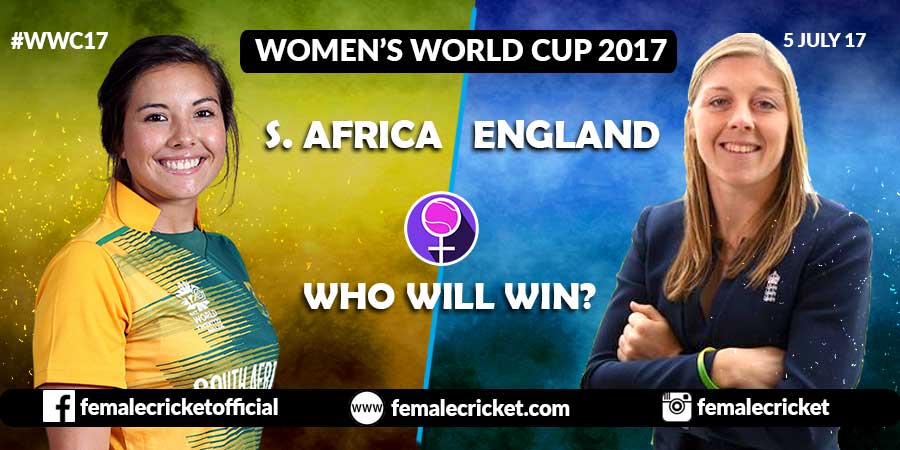 Match 13 - England vs South African woman in World Cup 2017