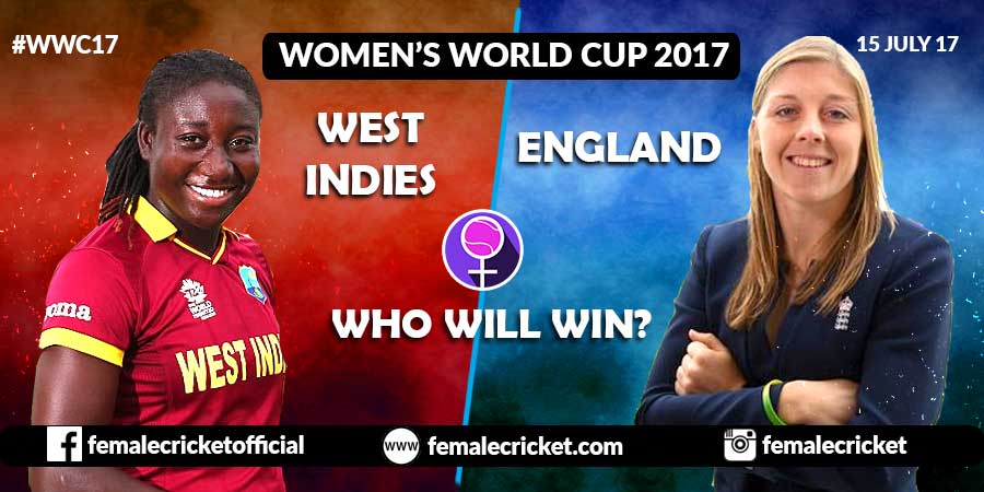Match 25 - England vs West Indies in World Cup 2017
