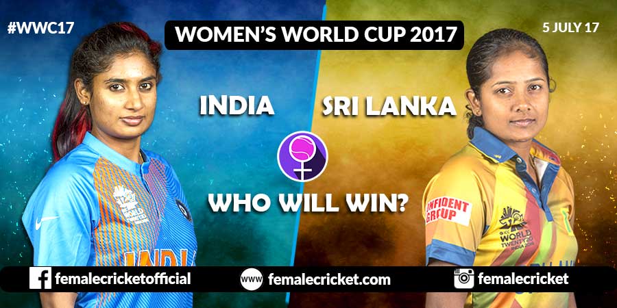 Match 14 - Sri Lanka women vs India women in World Cup 2017