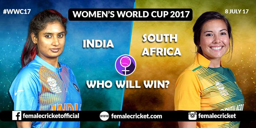 Match 17 - South Africa vs India women in World Cup 2017