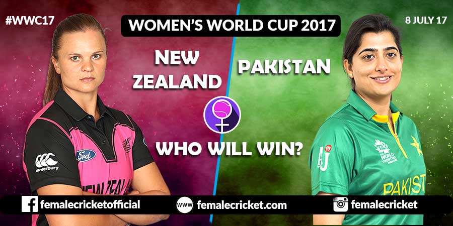 Match 18 - New Zealand women vs Pakistan - World Cup 2017