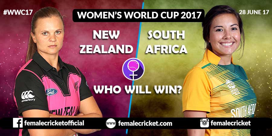 Match 6 - South Africa vs New Zealand woman in World Cup 2017