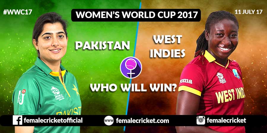 Match 21 - West Indies vs Pakistan women in World Cup 2017