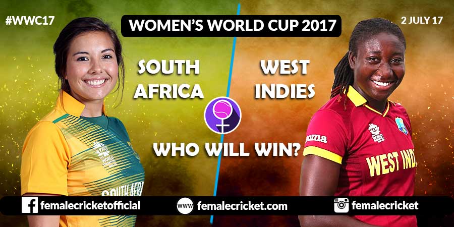 Match 11 - South Africa vs West Indies woman in World Cup 2017