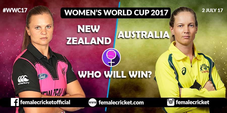 Match 9 - Australia vs New Zealand woman in World Cup 2017