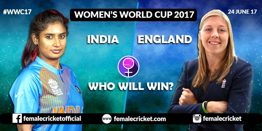 India vs England Women's Cricket World Cup 2017