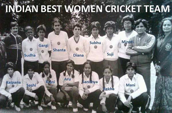 Indian women's cricket team 1978 / 1982