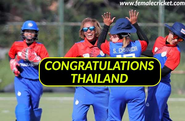 Thailand women wins ICC Asia Qualifier 2017