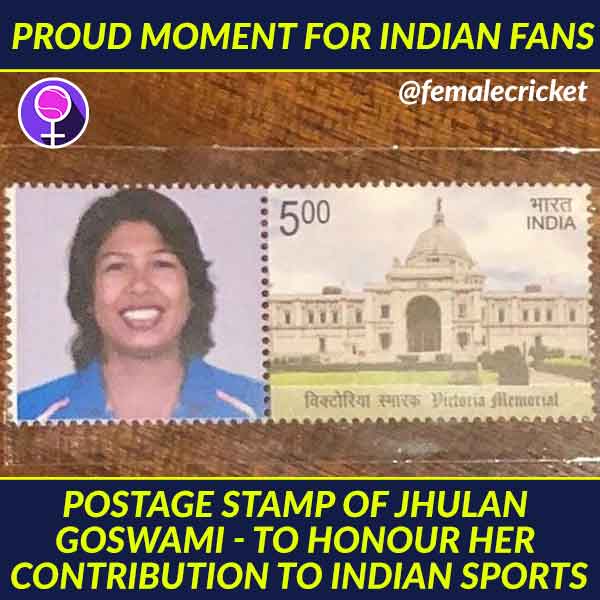 Postage Stamp to honour Jhulan Goswami's contribution