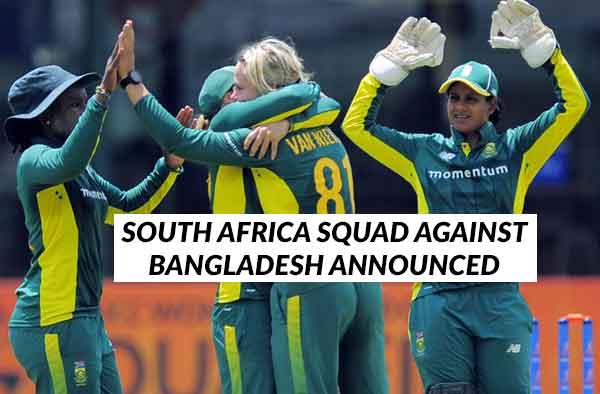 South Africa women's squad announced for inbound Bangladesh tour 2018