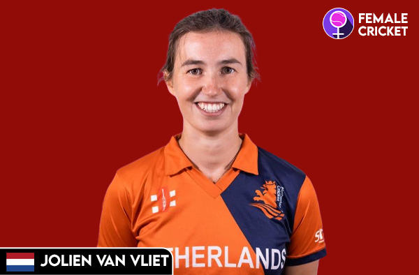 Jolien van Vliet on FemaleCricket.com