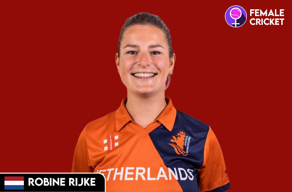 Robine Rijke on FemaleCricket.com