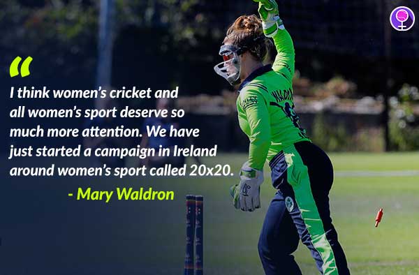 EXCLUSIVE Interview with Mary Waldron - How a Striker in Football became Wicket keeper in Cricket?