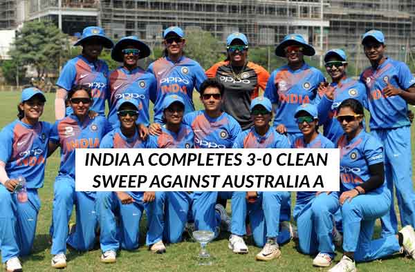 India A completes 3-0 clean sweep against their Australian counterpart ahead of T20 World Cup
