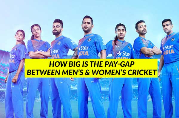 How big is the pay gap between Men's and Women's Cricket?