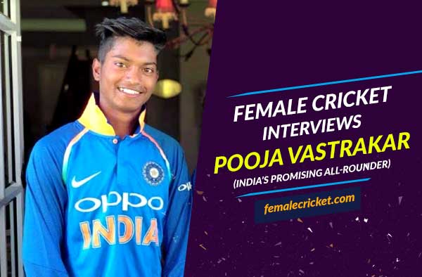 Female Cricket Interviews Pooja Vastrakar - India's promising all-rounder