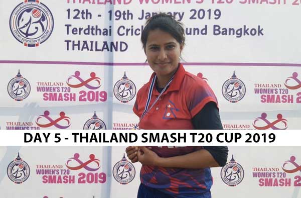 Match Summary - Day 5 of Thailand Women's T20 Smash 2019
