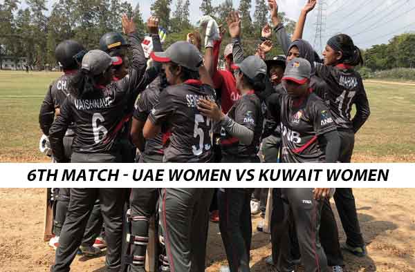 Match 6 - UAE women vs Kuwait Women - Chamani Seneviratne's fifer destroys Hong Kong line-up