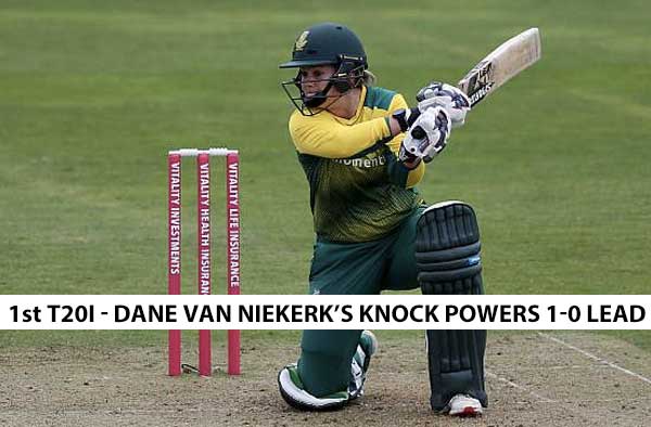 1st T20I - Dane van Niekerk's all-round show powers SA to 1-0 lead over Sri Lanka