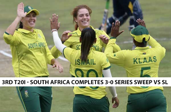 Sune Luus' all-round efforts complete South Africa's 3-0 sweep