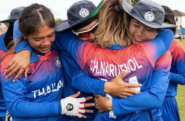 Thailand Women's Cricket team. Pic Credits: ICC
