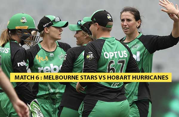 Melbourne Stars vs Hobart Hurricanes WBBL 