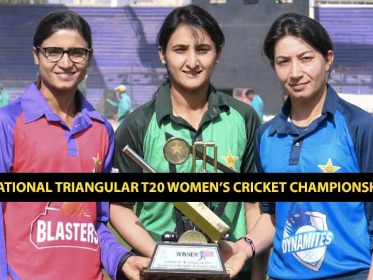 Pakistan Cricket Board organises National Triangular T20 womens Cricket Championship