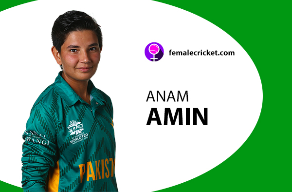 Anam Amin. Women's T20 World Cup 2020