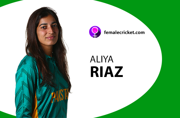 Aliya Riaz. Women's T20 World Cup 2020