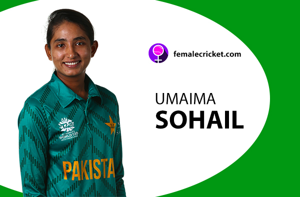 Umaima Sohail. Women's T20 World Cup 2020