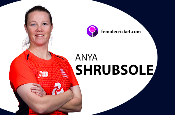 Anya Shrubsole. Women's T20 World Cup 2020