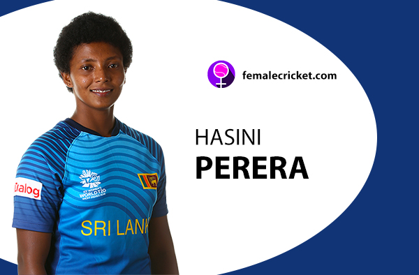 Hasini Perera. Women's T20 World Cup 2020