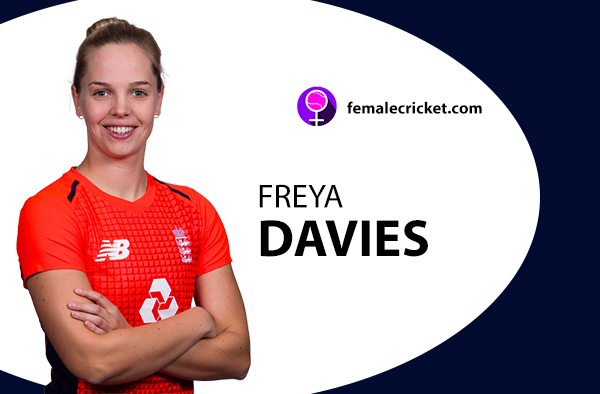 Freya Davies. Women's T20 World Cup 2020