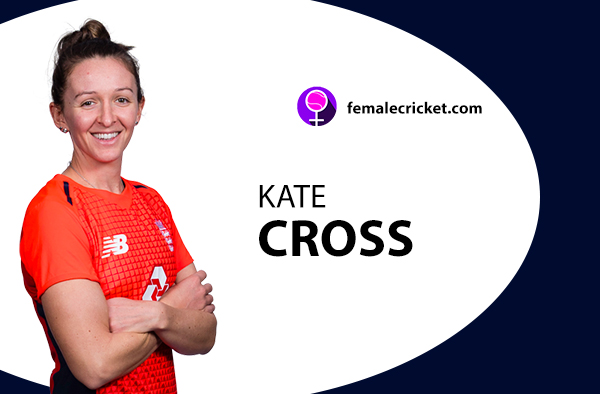Kate Cross. Women's T20 World Cup 2020