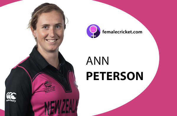 Ann Peterson. Women's T20 World Cup 2020