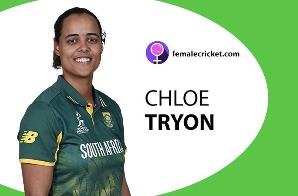 Chloe Tryon. Women's T20 World Cup 2020