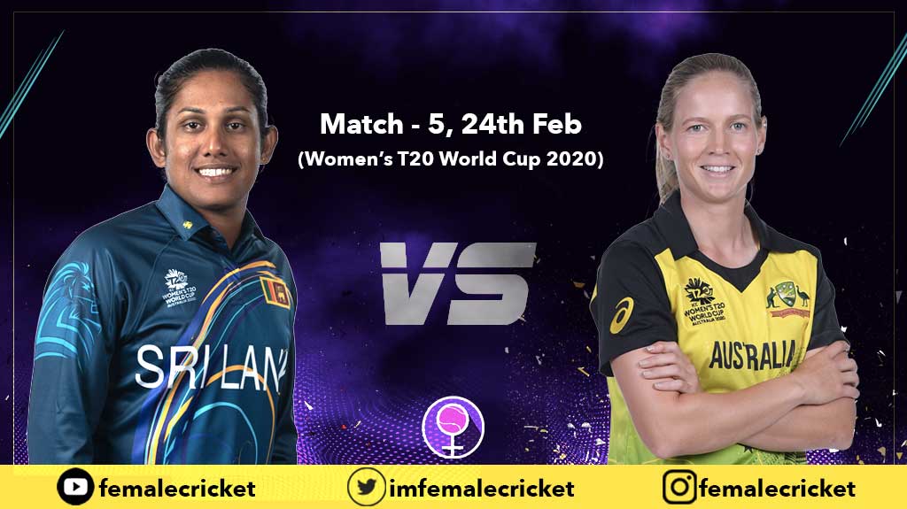 Australia vs Sri Lanka in T20 World Cup 2020