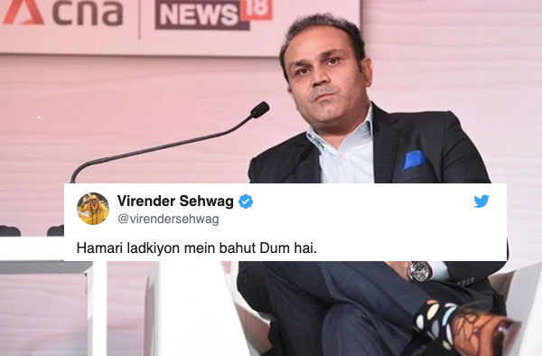 Sehwag tweets congratulatory messages