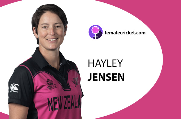 Hayley Jensen. Women's T20 World Cup 2020