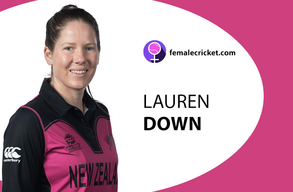 Lauren Down. Women's T20 World Cup 2020