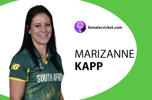 Marizanne Kapp. Women's T20 World Cup 2020