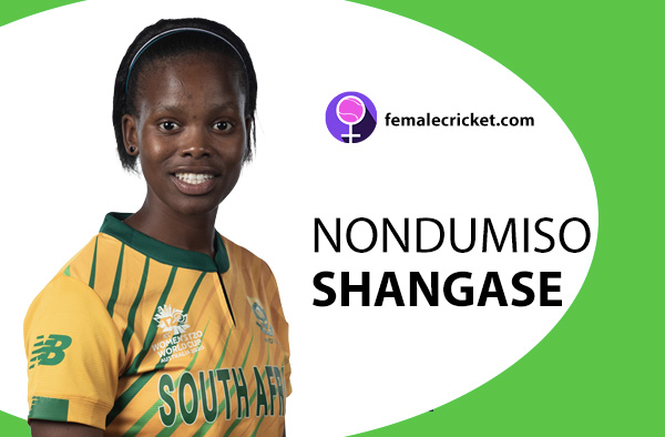 Nondumiso Shangase. Women's T20 World Cup 2020